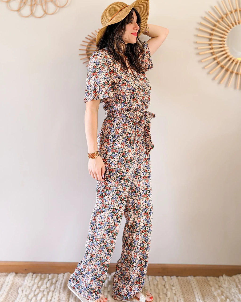 Floral Jumpsuit - Roxane