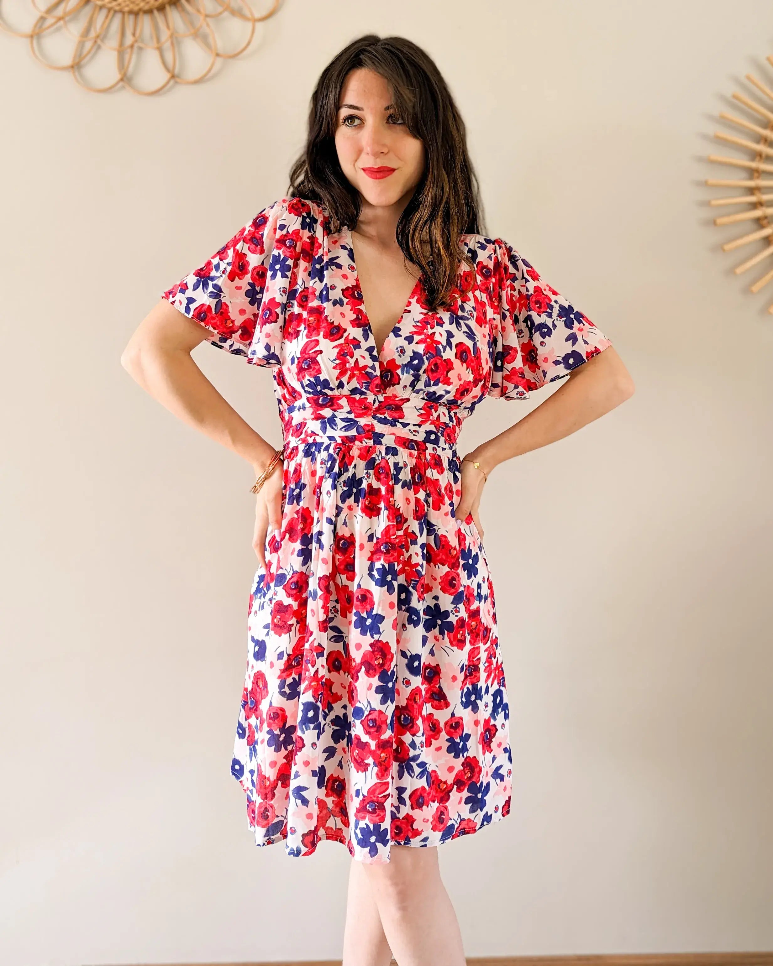 Short Floral Dress - Camilia