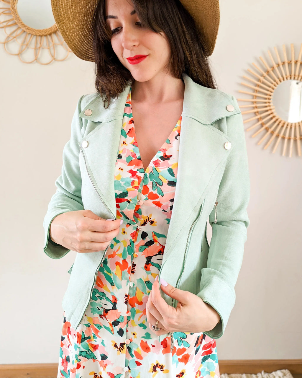 Mint Suede Perfecto - Livio