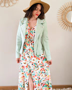 Mint Suede Perfecto - Livio