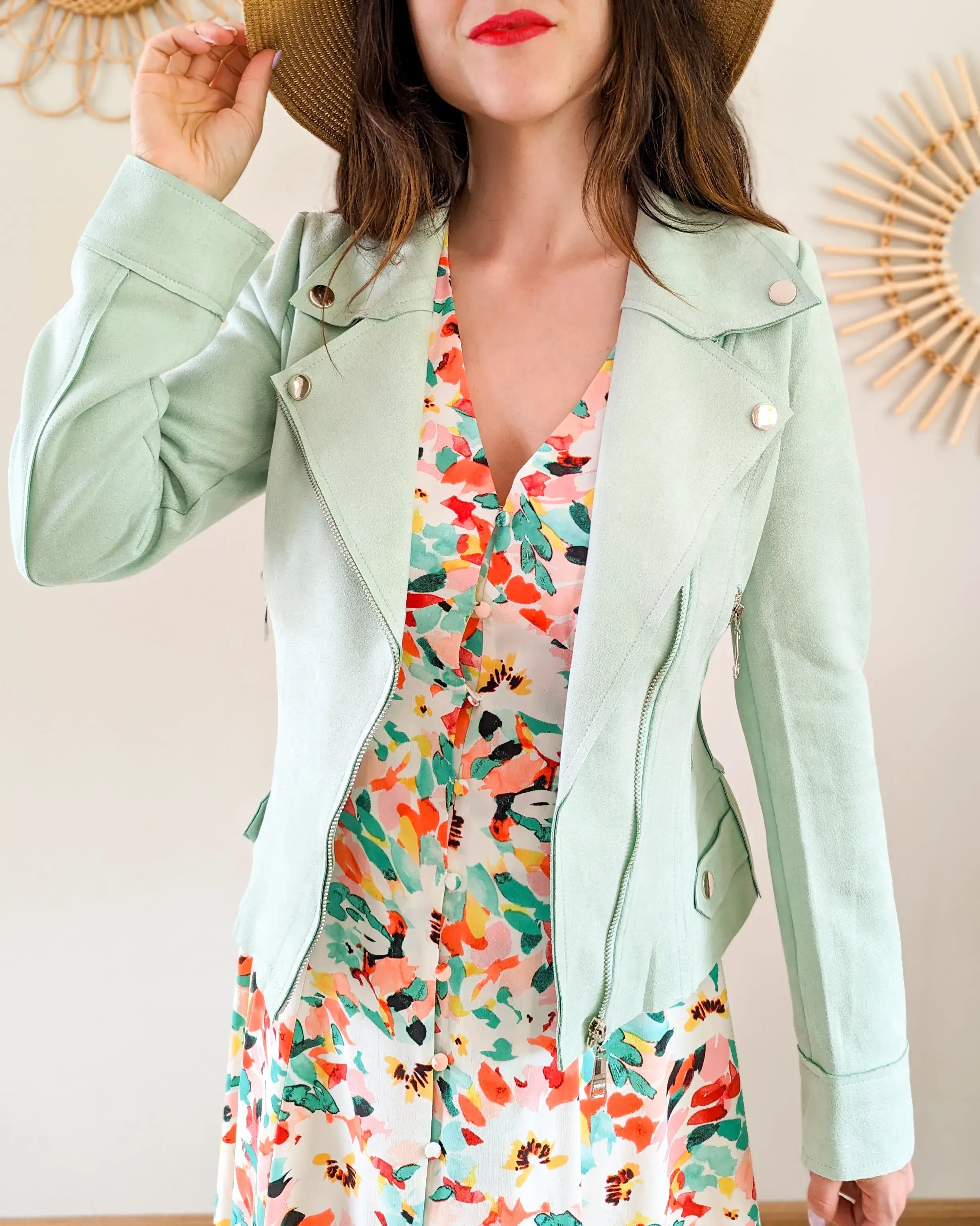 Mint Suede Perfecto - Livio