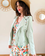 Mint Suede Perfecto - Livio