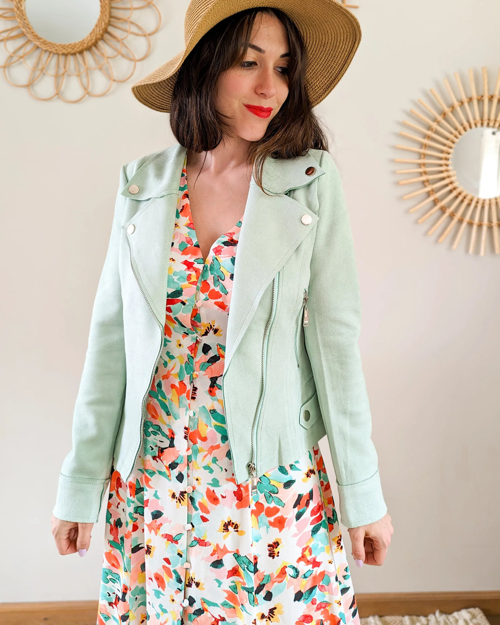Mint Suede Perfecto - Livio
