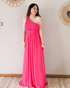 Robe Longue Fuchsia - Romane