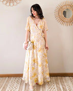 Vestido Largo Flores - Soraya
