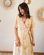Vestido Largo Flores - Soraya
