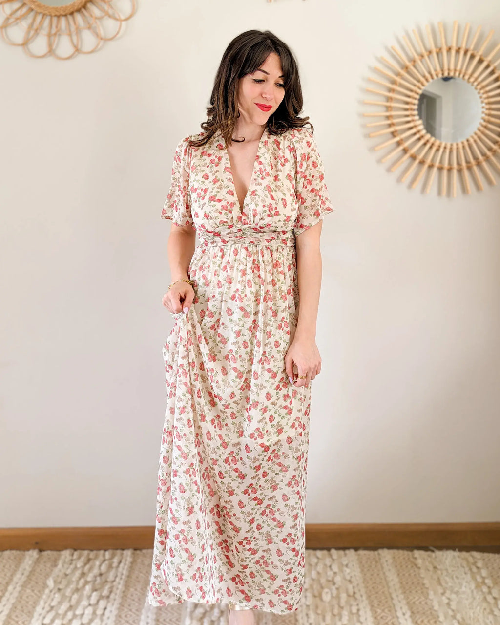 Vestido Largo Floral - Rosie