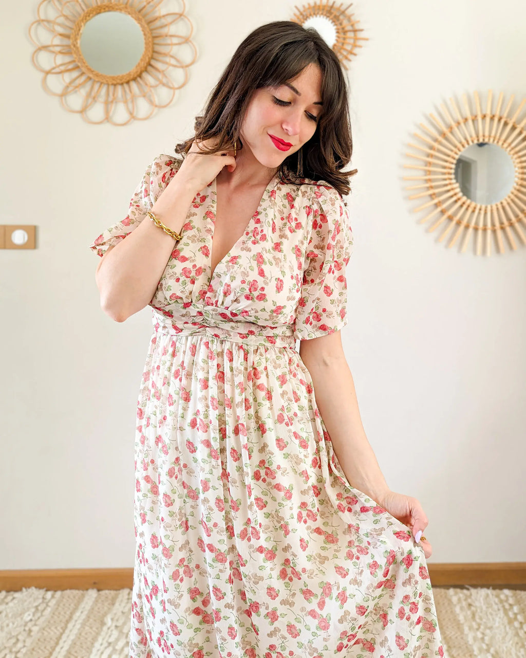 Vestido Largo Floral - Rosie