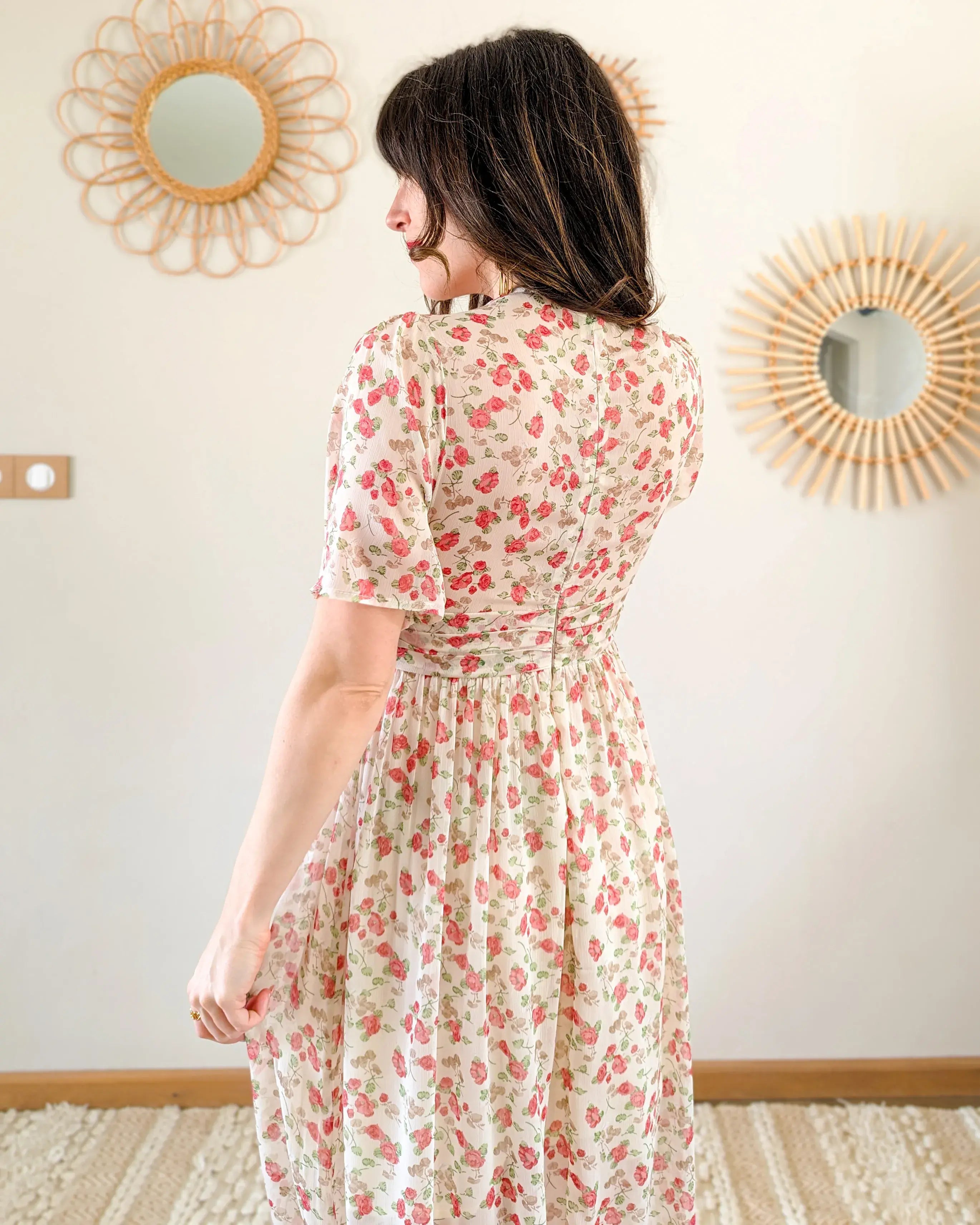 Vestido Largo Floral - Rosie