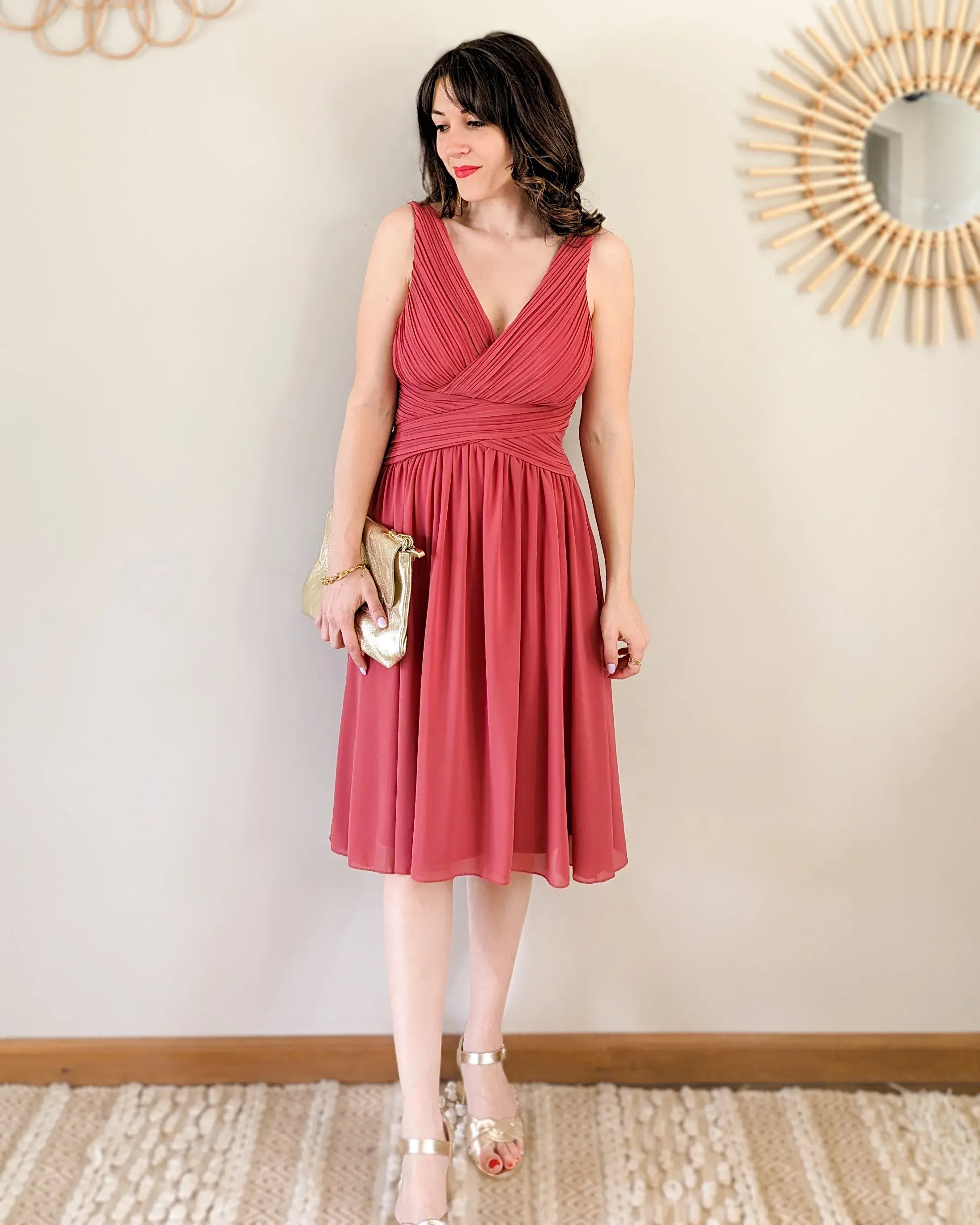 Short Dress - Cinnamon