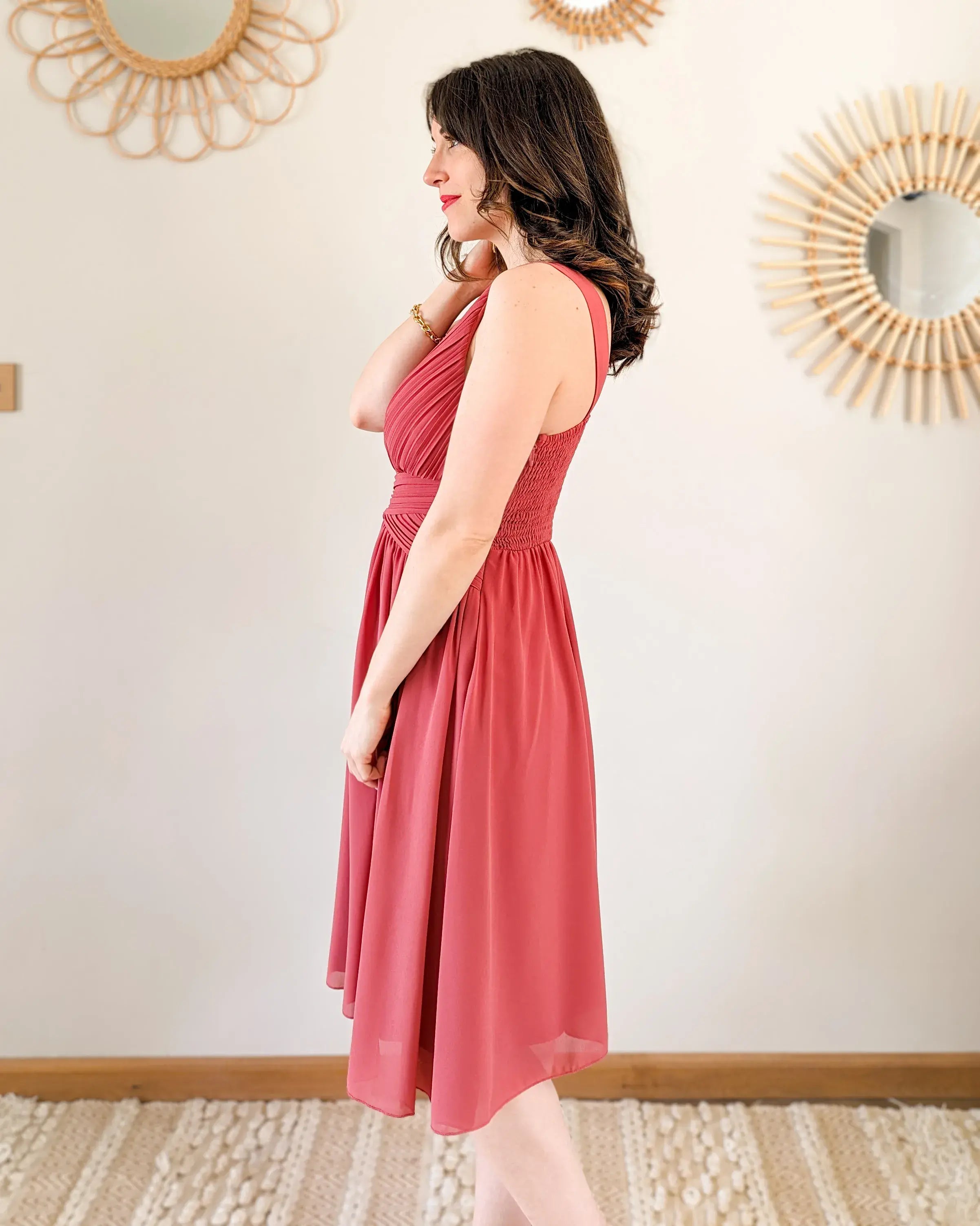 Short Dress - Cinnamon