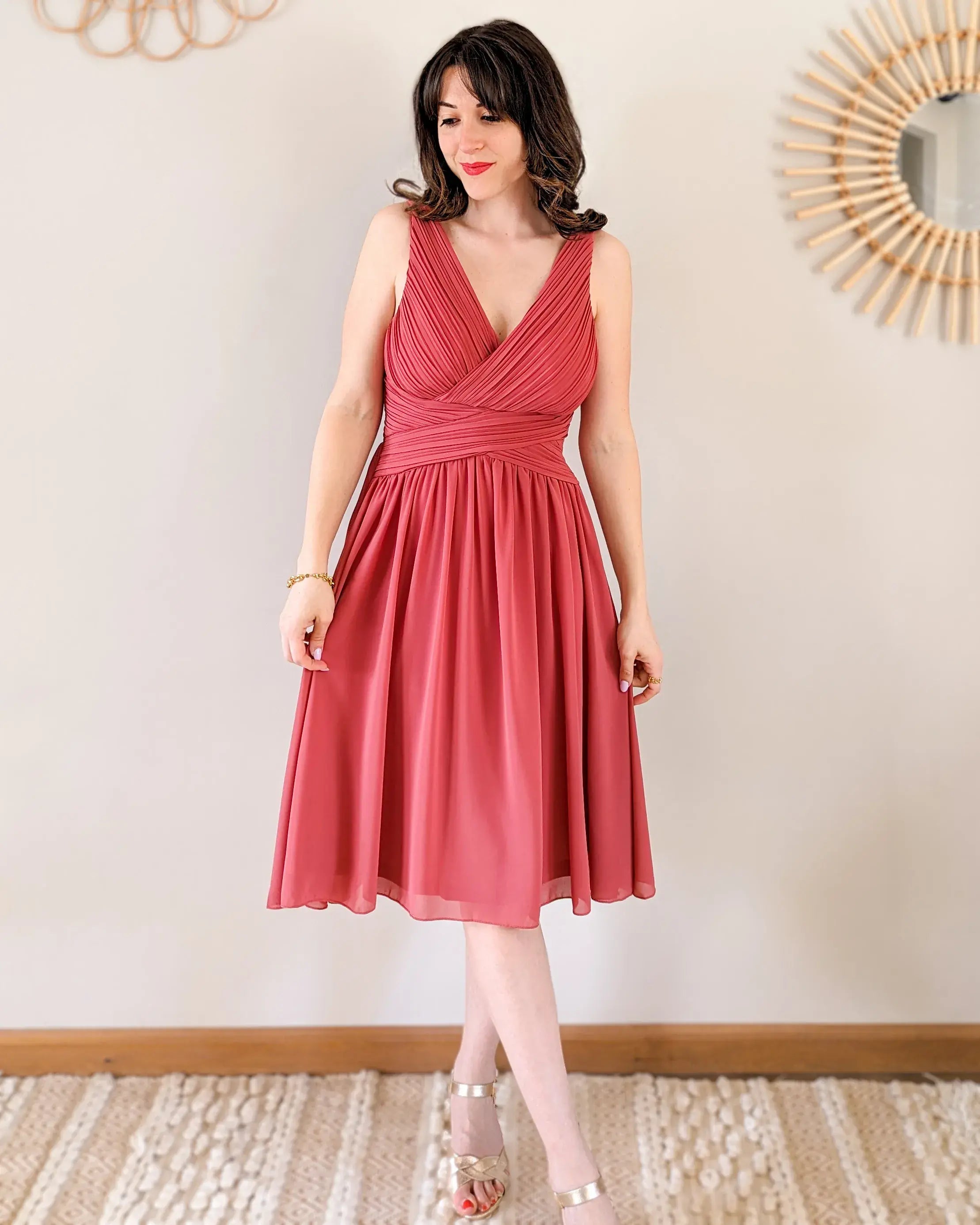 Short Dress - Cinnamon