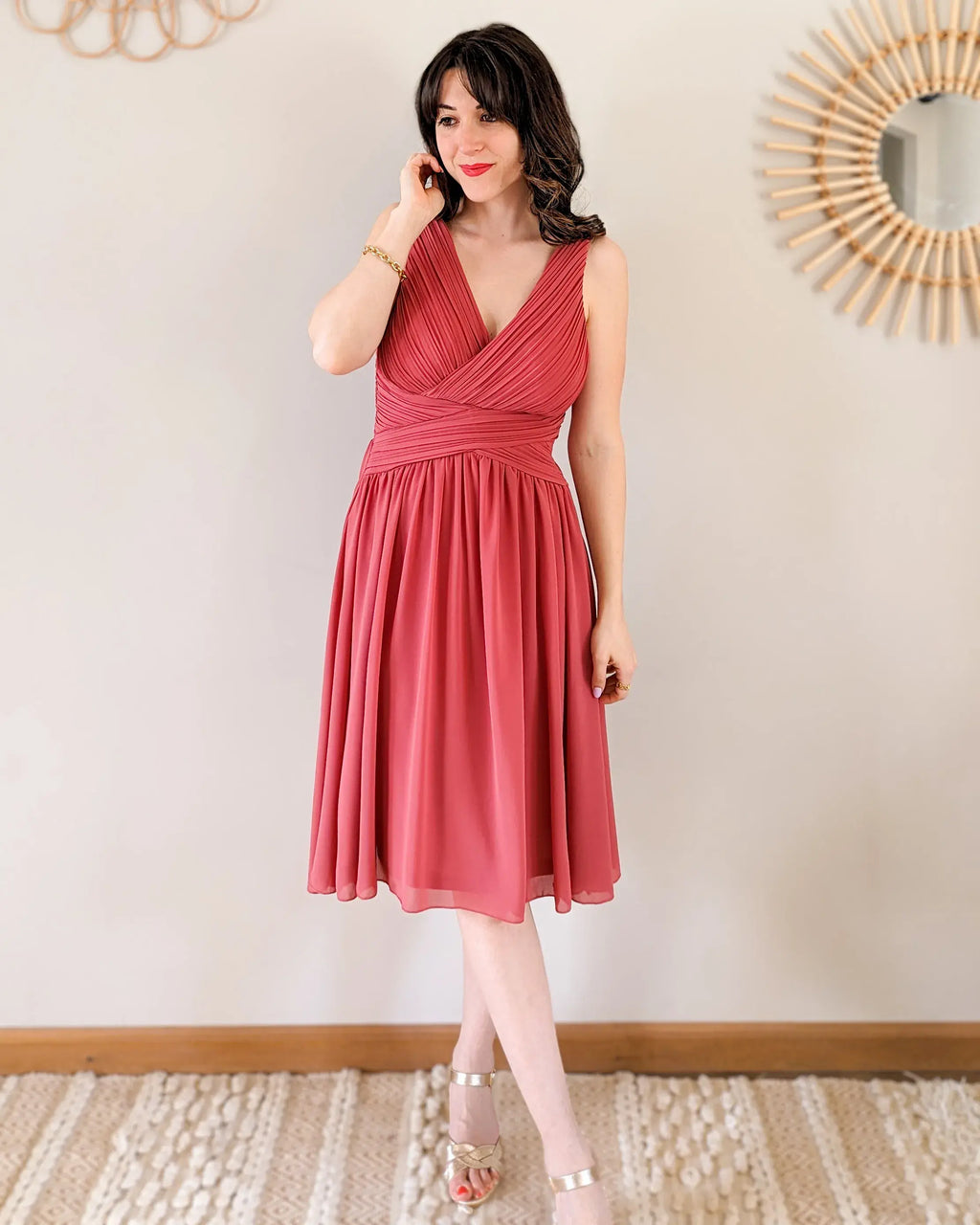 Short Dress - Cinnamon