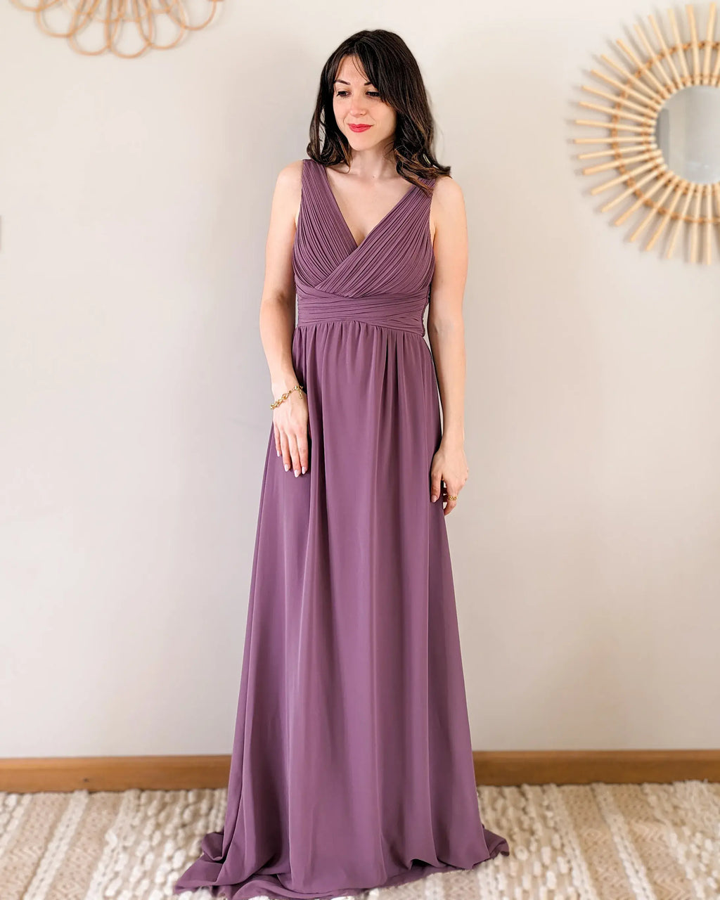Long Dress - Plum