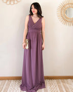 Long Dress - Plum
