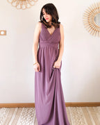 Long Dress - Plum