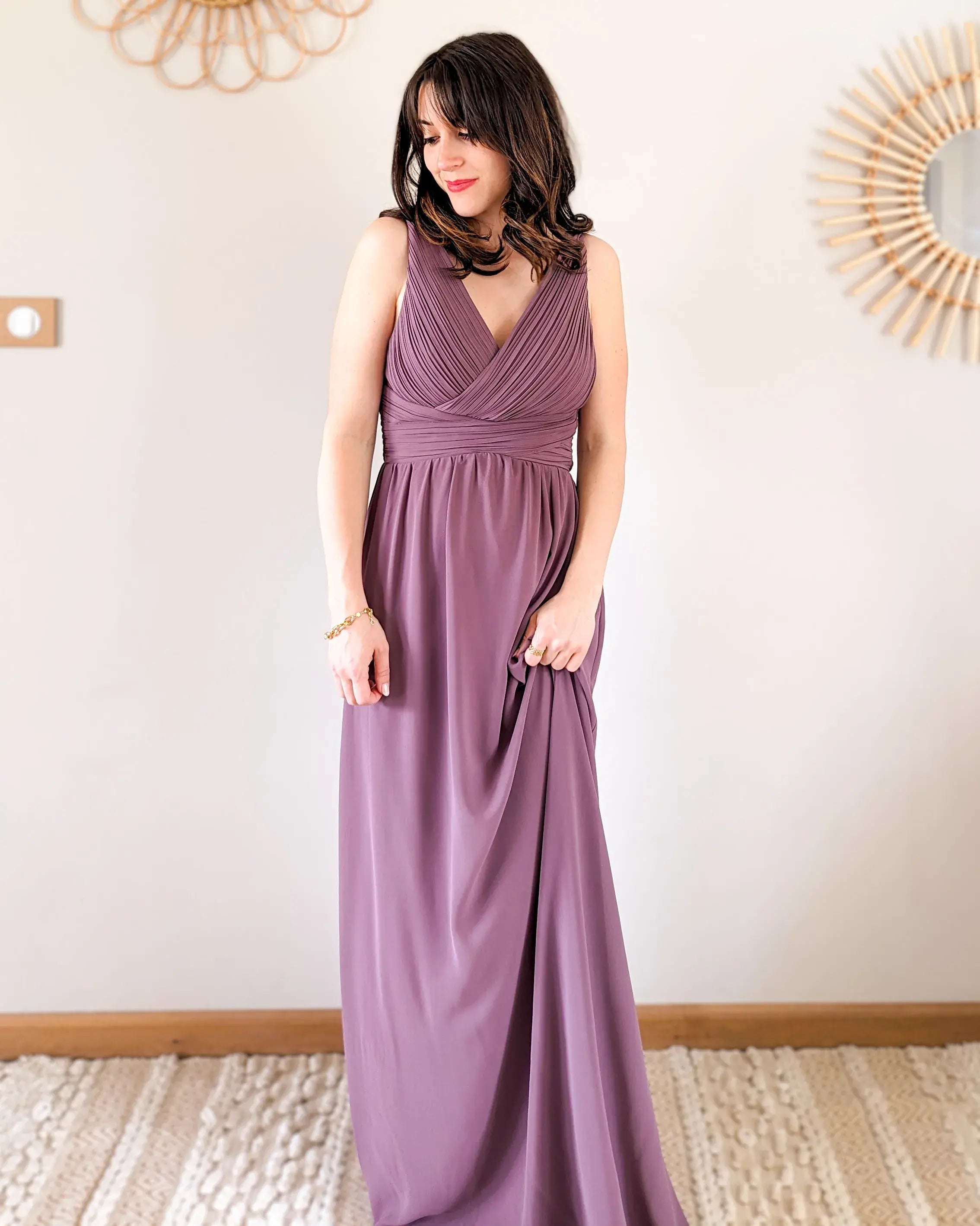 Long Dress - Plum