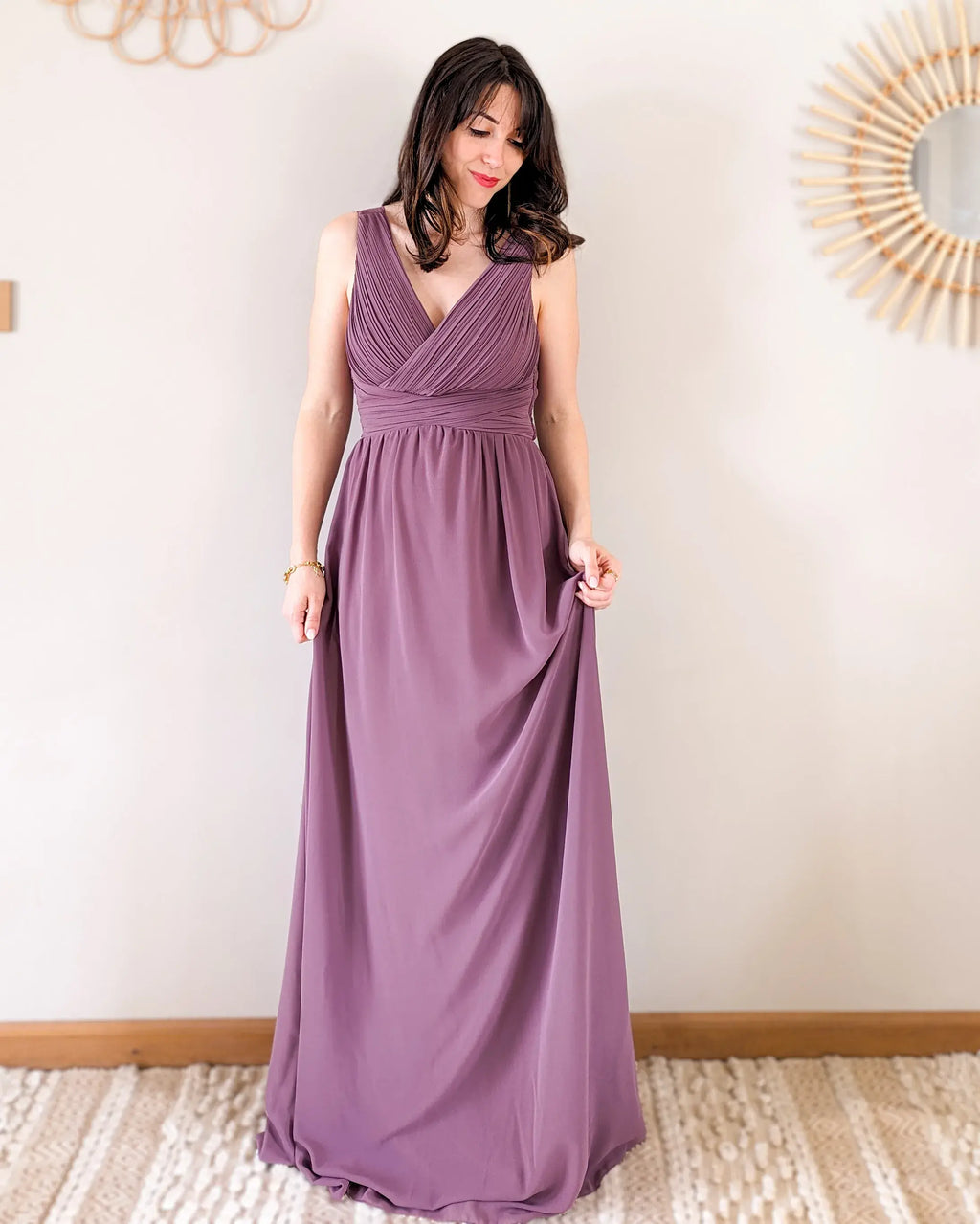 Long Dress - Plum