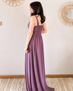 Long Dress - Plum