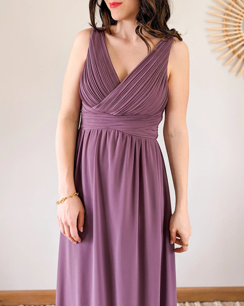 Long Dress - Plum
