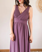 Long Dress - Plum