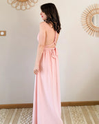 Vestido Largo Rosa - Infinito Multi Posiciones