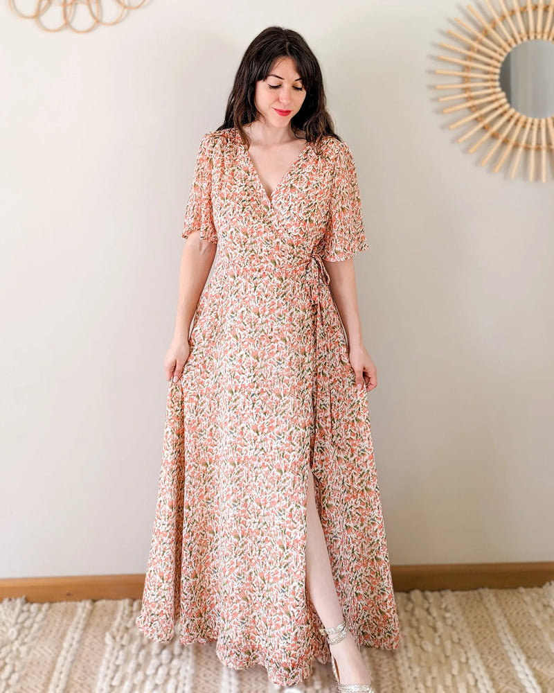 Robe Longue Fleurie - Mya