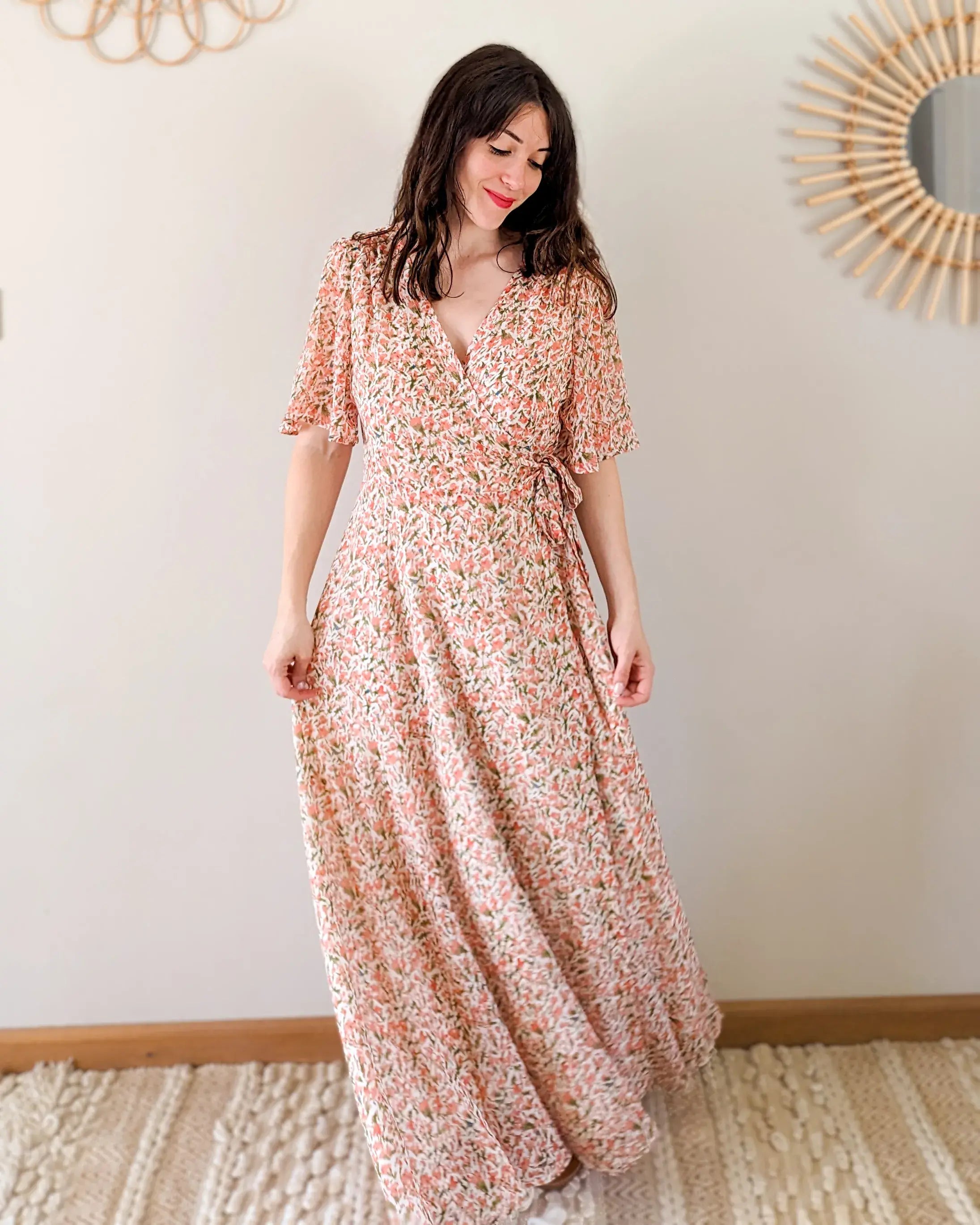 Robe Longue Fleurie - Mya