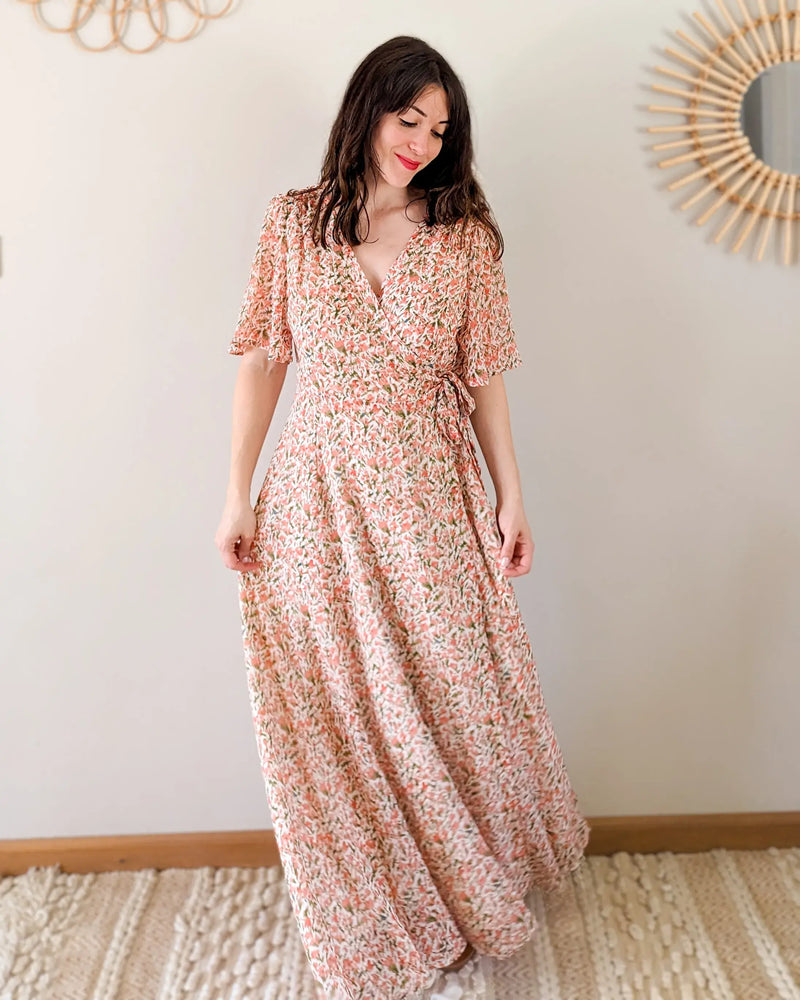 Robe Longue Fleurie - Mya