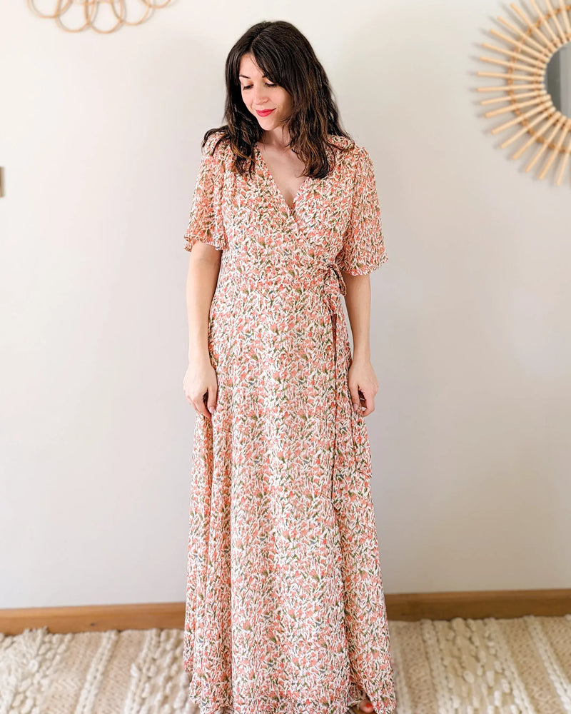 Robe Longue Fleurie - Mya