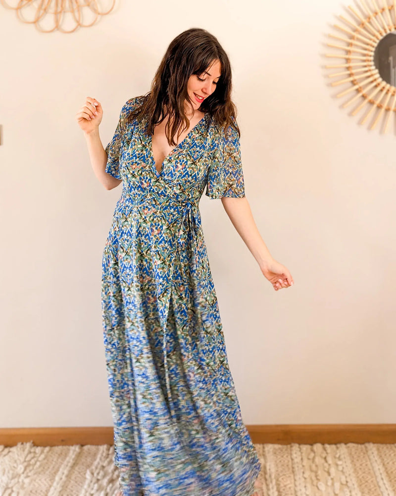 Robe Longue Fleurie - Alya