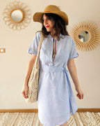 Vestido camisero corto - Lise