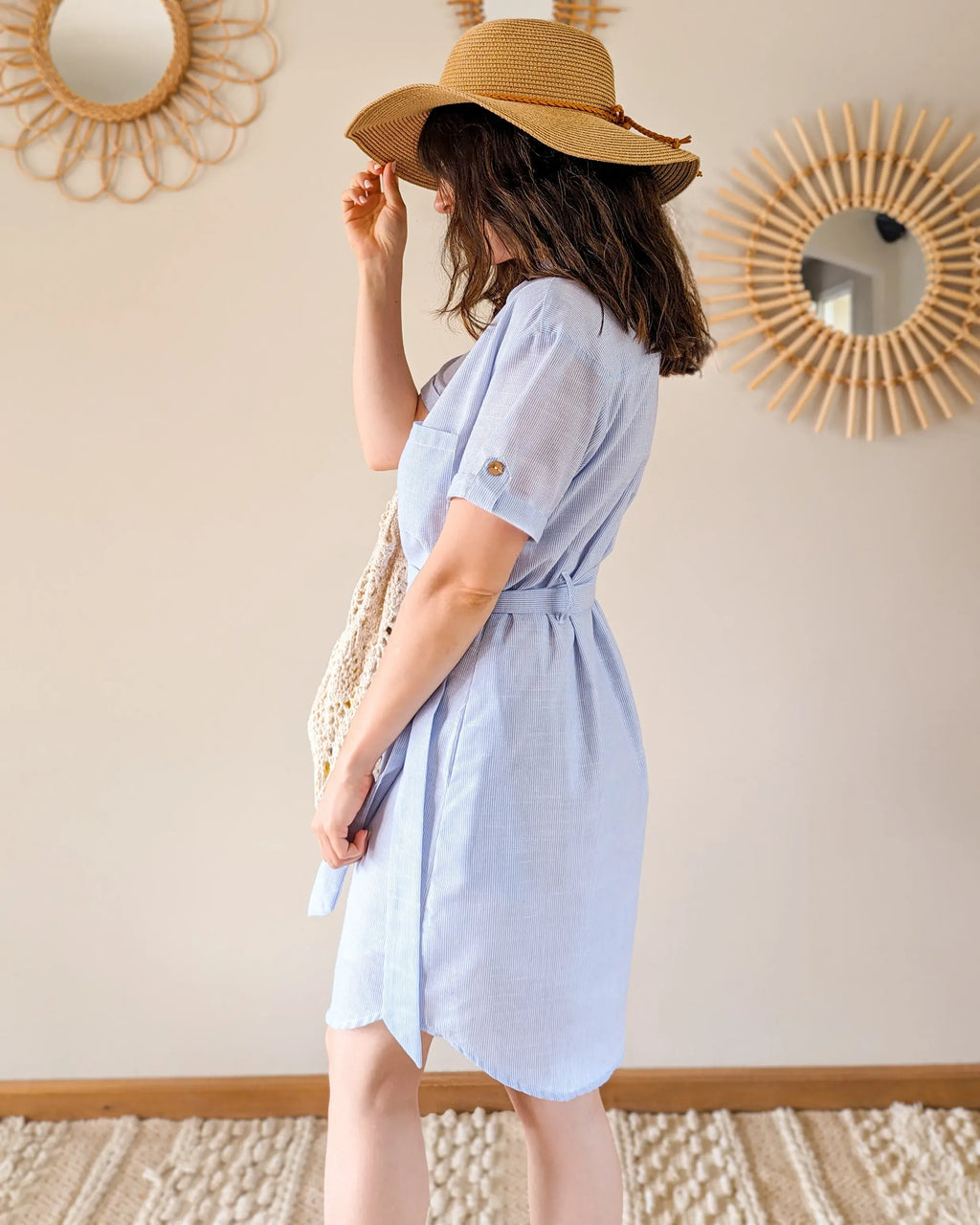 Vestido camisero corto - Lise