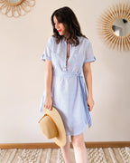 Vestido camisero corto - Lise