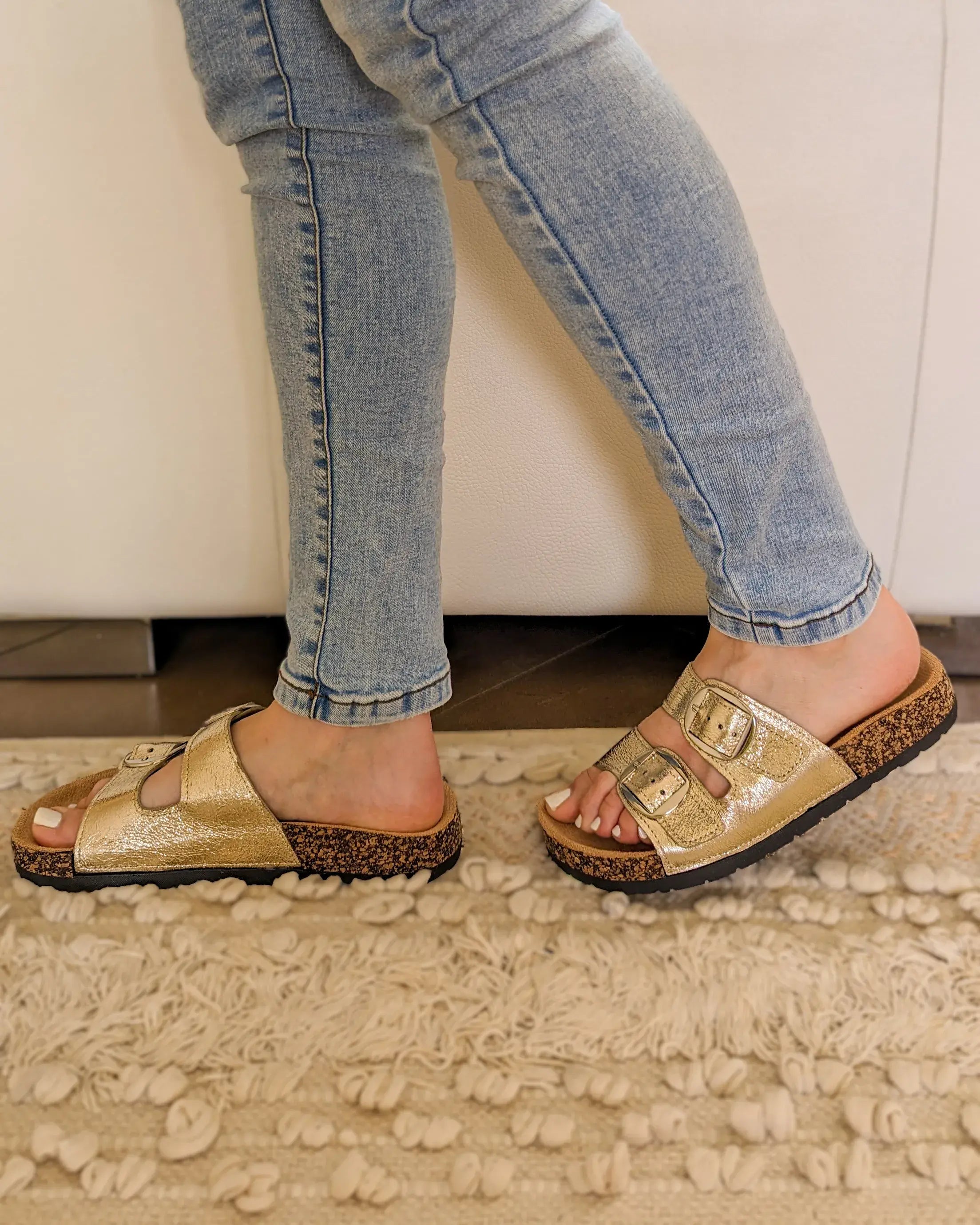Gold Mules - Gilda