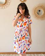 Floral Shirt Dress - Claudia