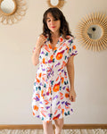 Floral Shirt Dress - Claudia
