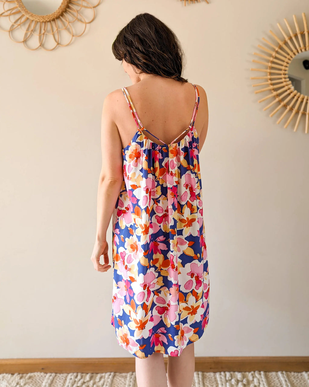 Vestido Corto Floral - Floriane