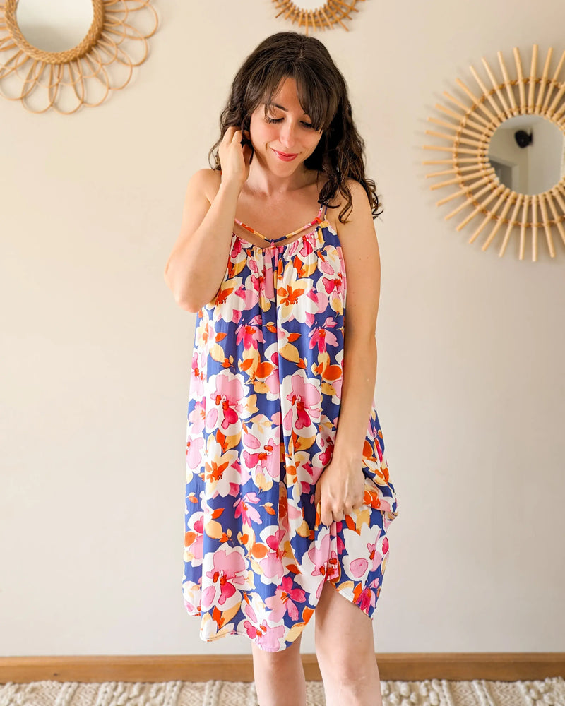 Robe Courte Fleurie - Floriane