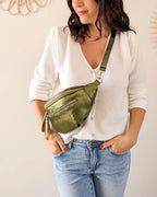 Leather Belt Bag - Chuck Khaki