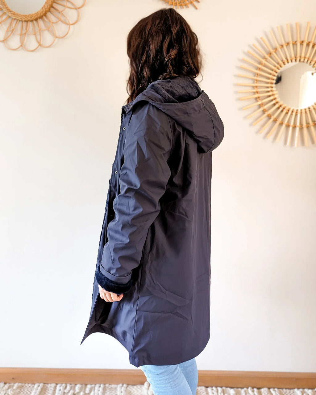 Marceau Raincoat - Navy