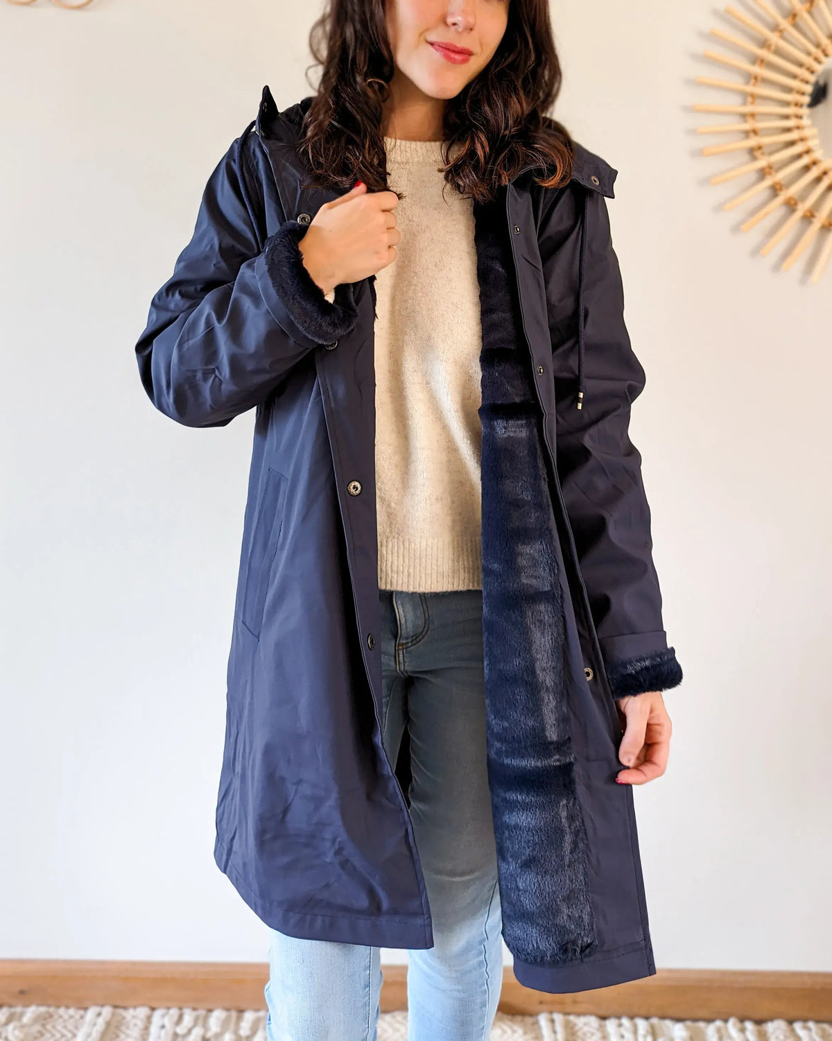 Marceau Raincoat - Navy