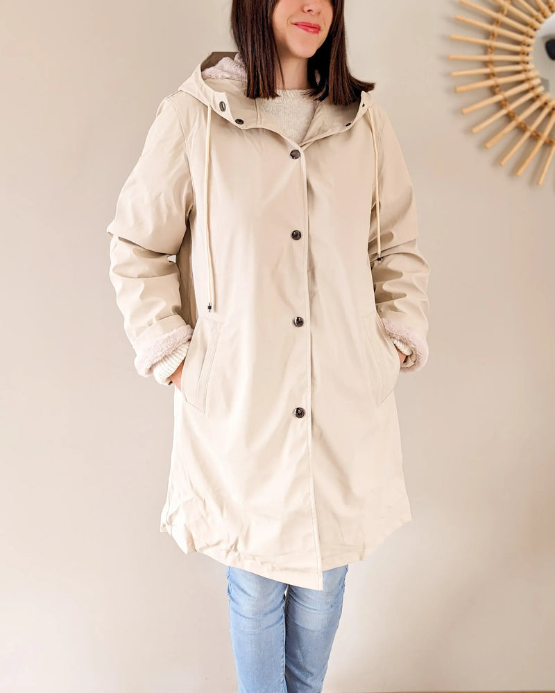 Ciré Fourré Imperméable - Marceau Beige