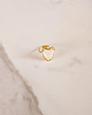 Bague En Perles Nacrées - Coeur