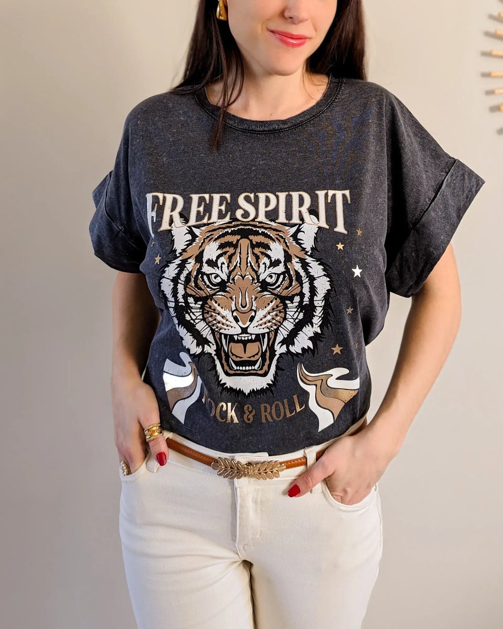 Gray T-Shirt - Free Spirit