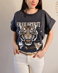 Gray T-Shirt - Free Spirit