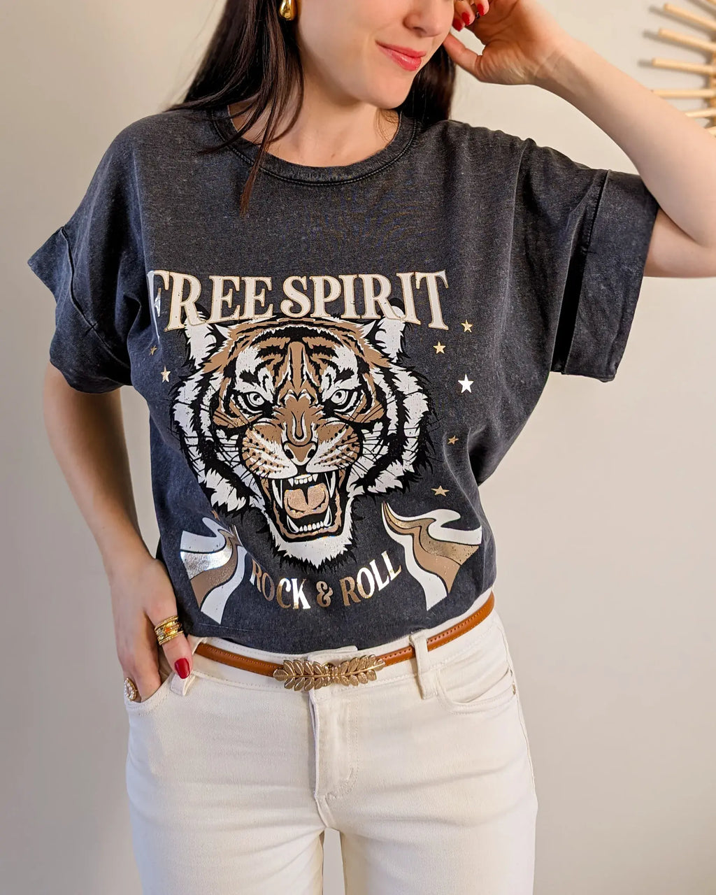 Gray T-Shirt - Free Spirit