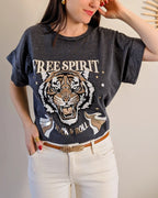 Gray T-Shirt - Free Spirit