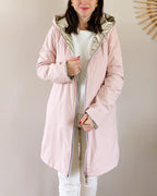 Imperméable Mandy Long - Rose/Doré