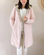 Imperméable Mandy Long - Rose/Doré